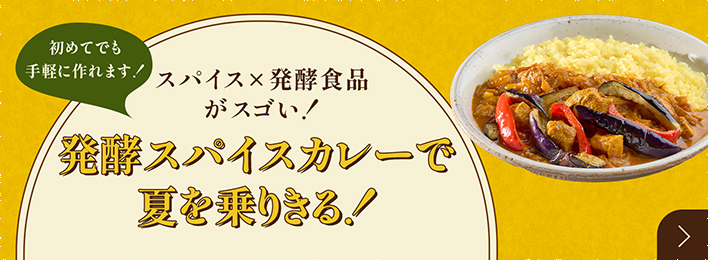 発酵スパイスカレーで夏を乗りきる！