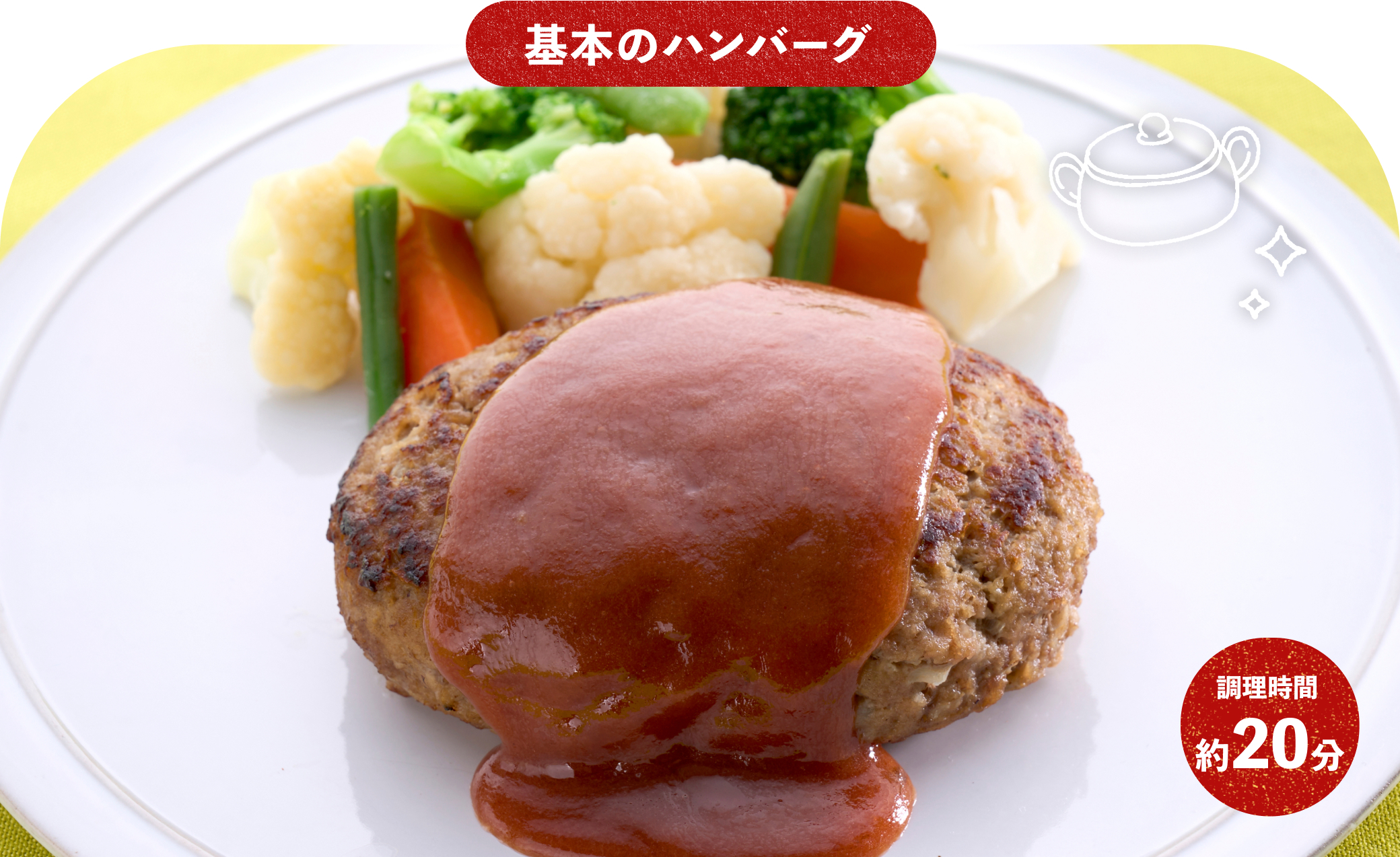基本のハンバーグ