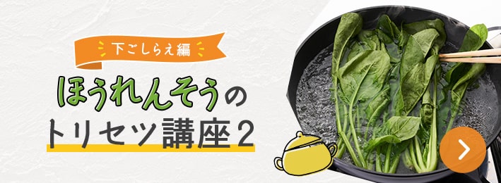 基礎知識編　ほうれんそうのトリセツ講座2