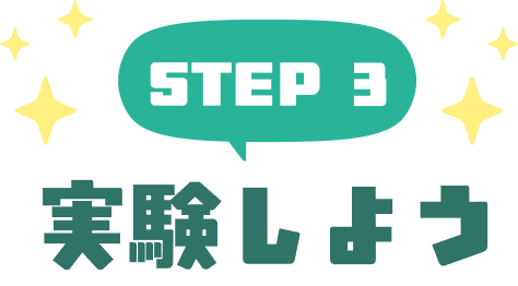 STEP3 実験しよう