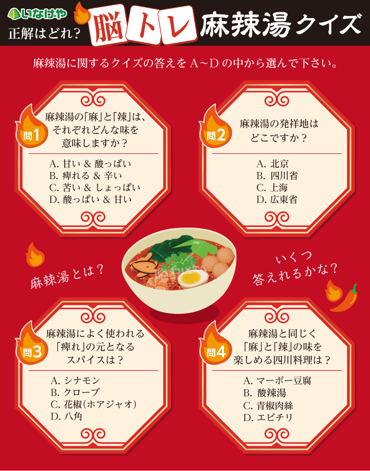 麻辣湯クイズ