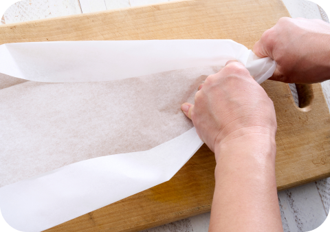 左右をキャンディ絞りにする