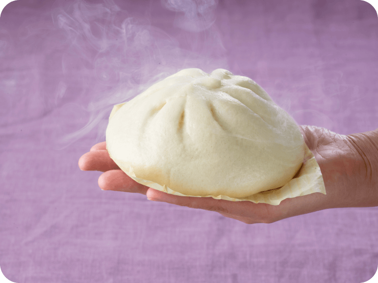 あらびき具材がおいしい肉まん