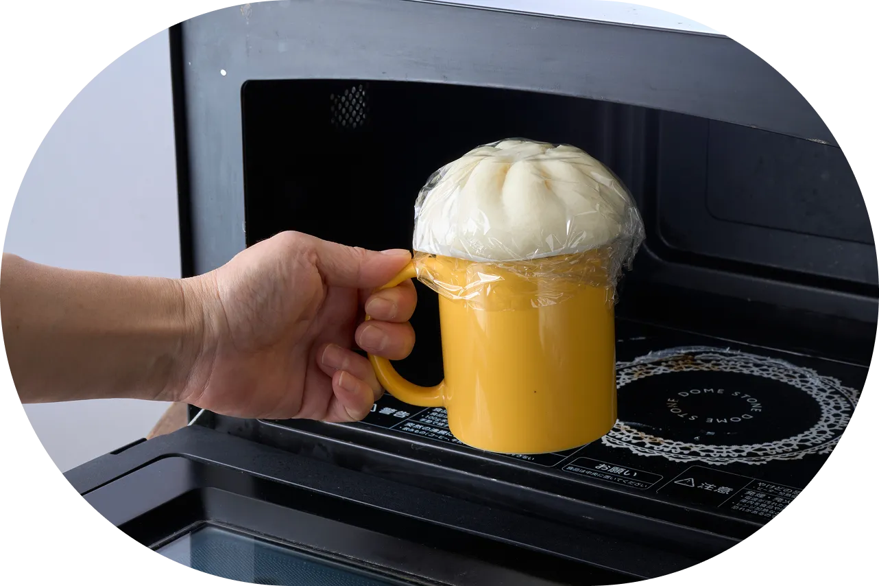 レンチン マグカップ蒸し