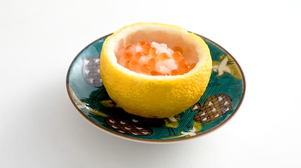 柚子釜いくらの写真