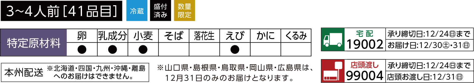 和風三段重 咲華の説明