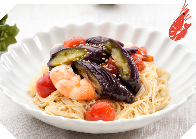 次は、おなかもココロも大満足！ごちそう感たっぷりのそうめんレシピをどうぞ♪