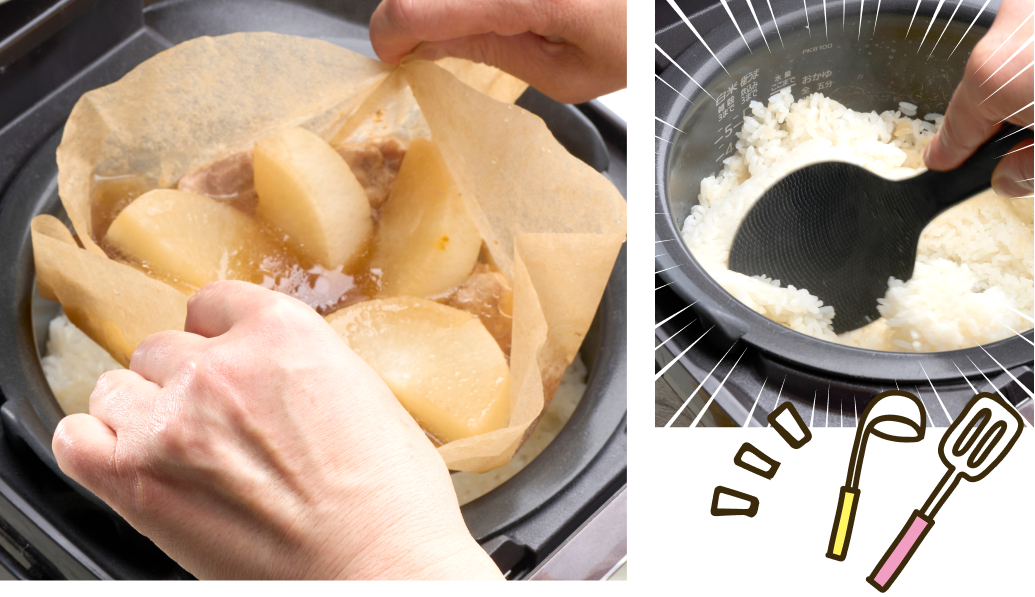 作ればほっぺた落ちる!スイッチポン定食おかず