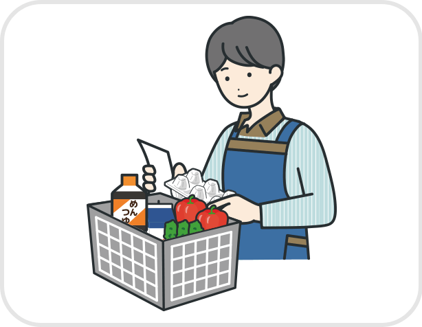商品を取りまとめる担当者