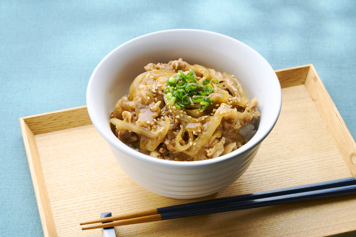レンジで豚丼