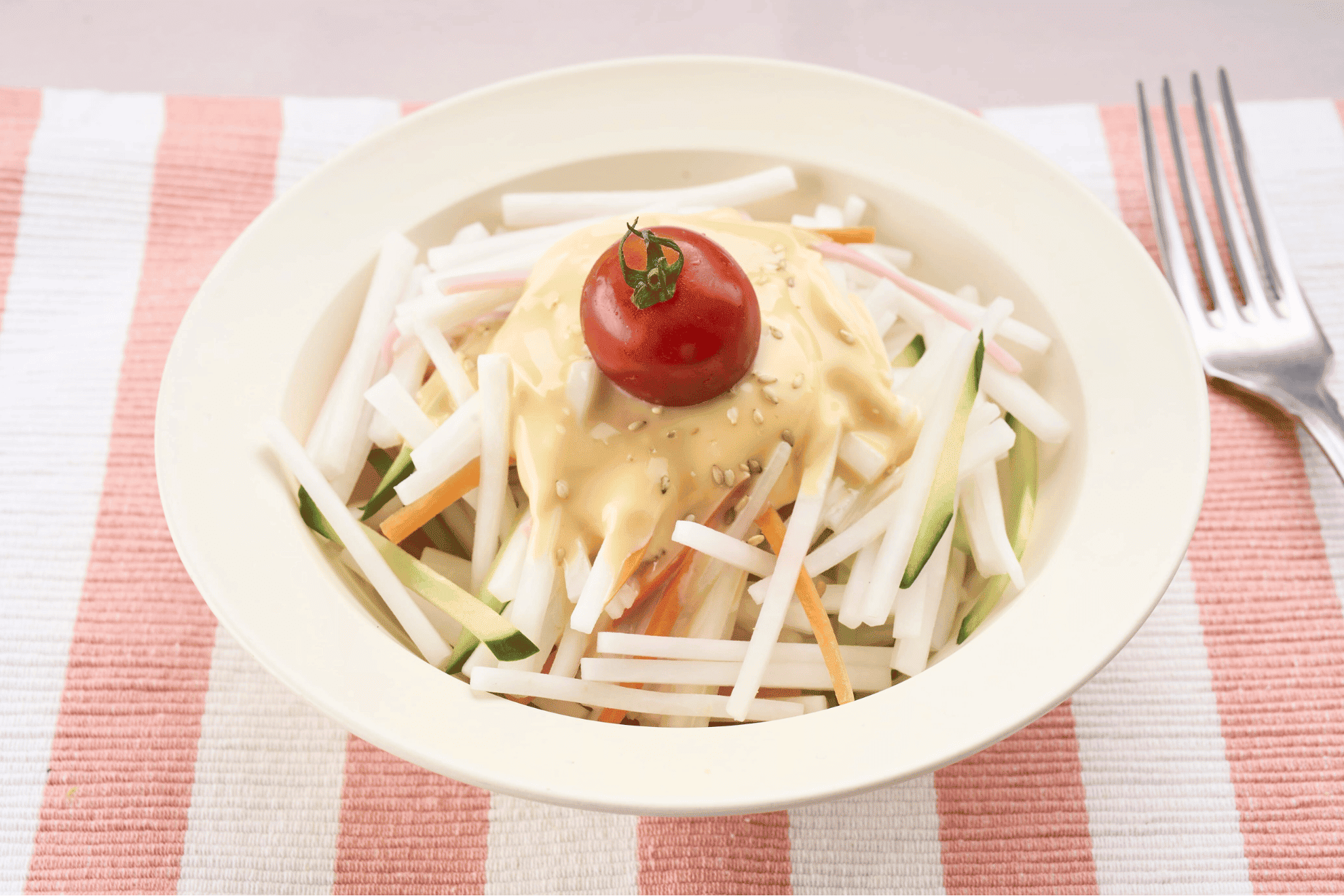 千切り大根のディッシュサラダ風