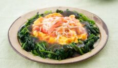 あんかけ卵ほうれん草